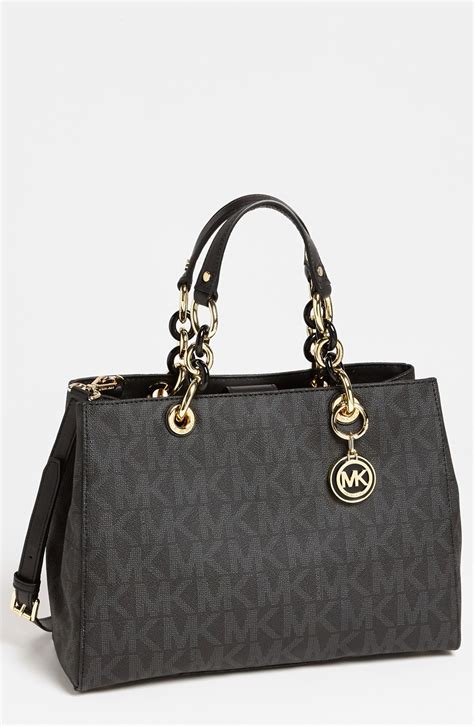 michael kors cynthia medium convertible leather satchel|MICHAEL Michael Kors Cynthia Medium Satchel .